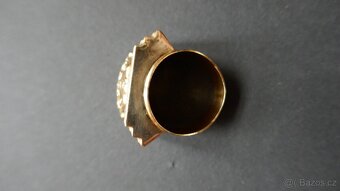 ZLATÉ PRSTENY VERSACE 13.15G//4.1G//14 KARÁTŮ 585 PUNCOVÁNO - 3