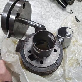 Jawa 250 Kývačka - válec + klika kompletně po renovaci - 3