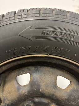 Plechové kola zimní Hyundai 175/70 R14 4x100 - 3