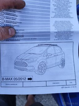 Střešní nosič Ford b-max - 3