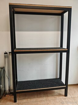 Akvárium 2x 220 litrů včetně svařovaného stojanu - 3