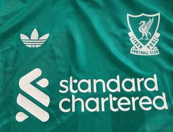 Fotbalový dres Liverpool FC 25/26 – zelená AWAY Authentic - 3