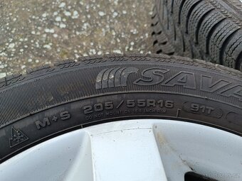 Zimní pneu s alu disky 205/55/16 - 5x114,3 - 3