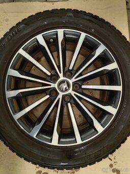 Orig Alu sada Škoda Kodiaq-Trinity Black 18" - 3