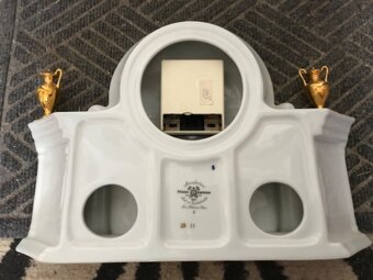 Hodiny porcelánové - 3