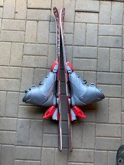 Lyže 110cm, lyžáky 19/22.5 269mm, vázání. Komplet - 3