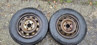 Plechové kola R15 5x118, zimní pneu 215/70C boxer, ducato - 3