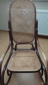 Proutěné houpací křeslo - 3