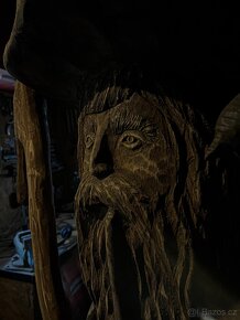 Krakonoše(Praděda) z Dubu socha ze dřeva - 3