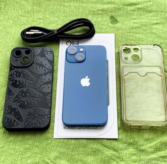 🍏 Apple Iphone 13 MINI Blue 128GB 🍎 100% baterie 🔋 - 3