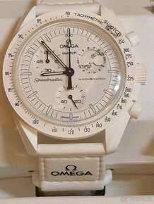 Omega Swatch Snoopy Moonswatch bílé (white) - 3