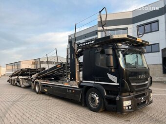 Autotransportér IVECO Stralis 460 + přívěs Rolfo Pegasus - 3