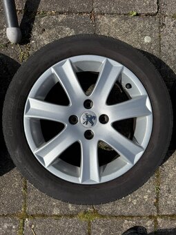 Originální ALU kola Peugeot 207 – 16" – sada 4 ks - 3