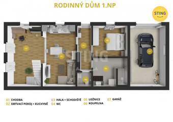 Prodej rodinného domu v obci Chýšť, 132026 - 3