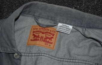 LEVIS jeans. bunda / džíska,vel. "M", 100% bavlna, NOVÁ - 3