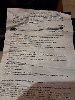 Momentový klíč 30-210 Nm - 3