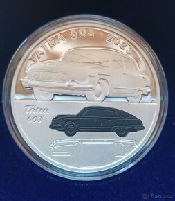 2x PSM ČNB 500 Kč Tatra 603 2023 BK + Proof - 3