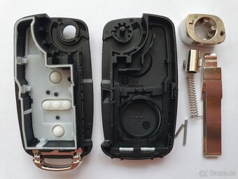 Klíč Volkswagen Škoda Seat 2 / 3 tlačítka. Cena za 1 kus = - 3