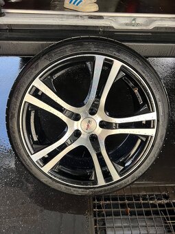 Alu 19 5x112- zánovní pneu goodyear f1 ( možno zvlášť ) - 3