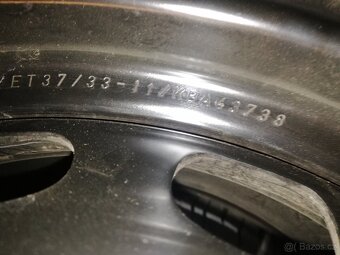 Plechový disk Alcar 7x16 5x112 VW ŠKODA 1 ks nový KFZ 9925 - 3