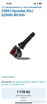 Snímače tlaku / TPMS - SCHRADER KIA HYUNDAI - 3