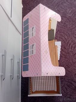Dětský dřevěný domeček pro panenky - 3