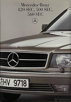 Mercedes coupe SEC W126 prospekty - 3