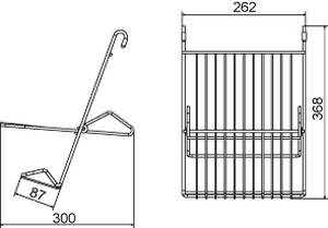 DRÁTĚNÝ NEREZ PROGRAM DO KUCHYNĚ - ZÁVĚSNÝ - 3