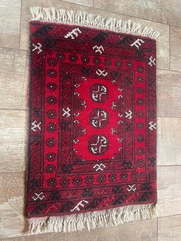 Perský vlněný kobereček 70x52 - 3