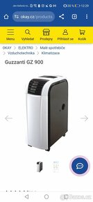 Klimatizace-odvlhcovac a přímotop guzzanti gz900 - 3