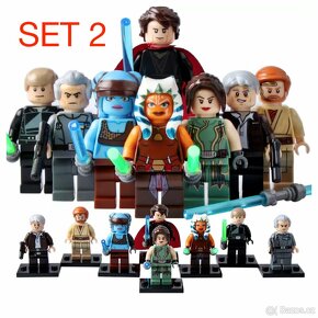 Rôzne figúrky Star Wars 3 (8ks) typ lego - nové - 3