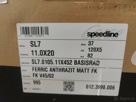 Nové kolo 11x20, 5/120 ET37 SPEEDLINE SL7, - 3