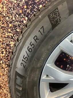 Originální ALU kola VW Tiguan MONTANA 5x112 zimní 215/65R17 - 3