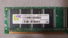 PC paměť Aeneon 512MB DDR1 400MHz - 3