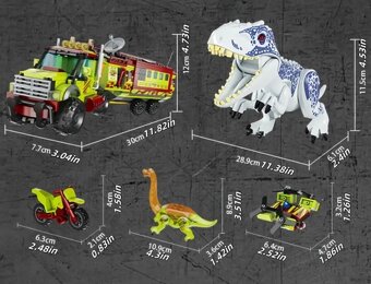 Stavebnice typu LEGO Dinosauří Expedice – Akční Stavebnice p - 3