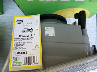 Renault 18 Valeo nová přední světla krabice - 3