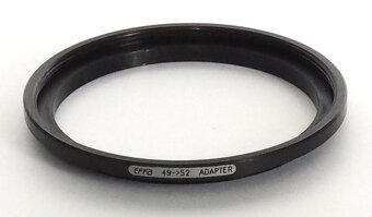 Filtry 49 mm a 52 mm, redukce filtrů 49 na 52 mm - 3