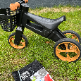 Odrážedlo FUNNY WHEELS Rider SuperSport 2v1 černé - 3