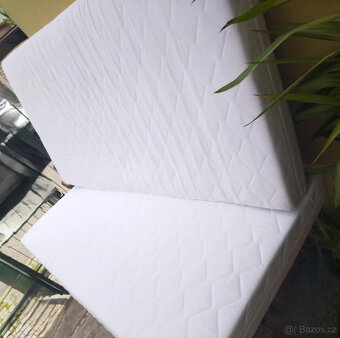 Dvě čisté pěnové matrace 100x200 cm vysoké 15 - MŮŽU DOVÉZT - 3