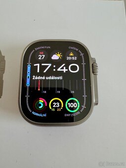 Apple Watch Ultra 2 49mm – Titanové pouzdro + Luxusní příslu - 3