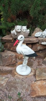Zahradní dekorace- Čáp malý - 3