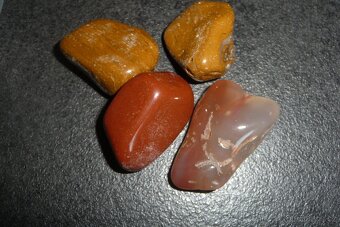 kámeny tromlované achát, lapis, amestyst - 3