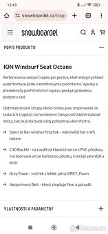 Windsurfing trapéz ION Seat Octane - 3