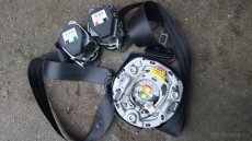 airbagová sada audi A6 4F pásy airbag volantu pásy - 3