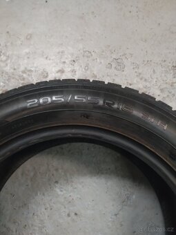 2x zimní pneu Nokian, 205/55 R16. - 3