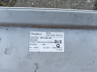 Kryt zadního kola na karavan - 3