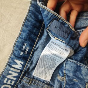 Chlapecké klučičí loose rifle jeans vel 182 C&A - 3