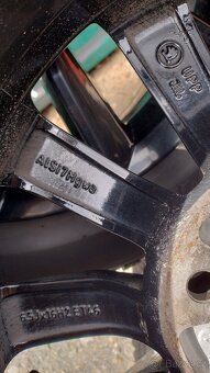 Originál 4x kola Škoda s pneu zimní Michelin 205/55R16 - 3