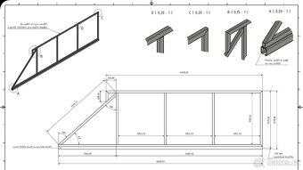 Samonosná brána 6 m/4.3 m průjezd - 3