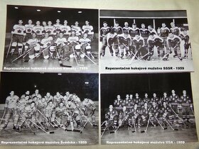 SBÍRKOVÉ POHLEDNICE HOKEJOVÝCH REPRE 1959 - 3